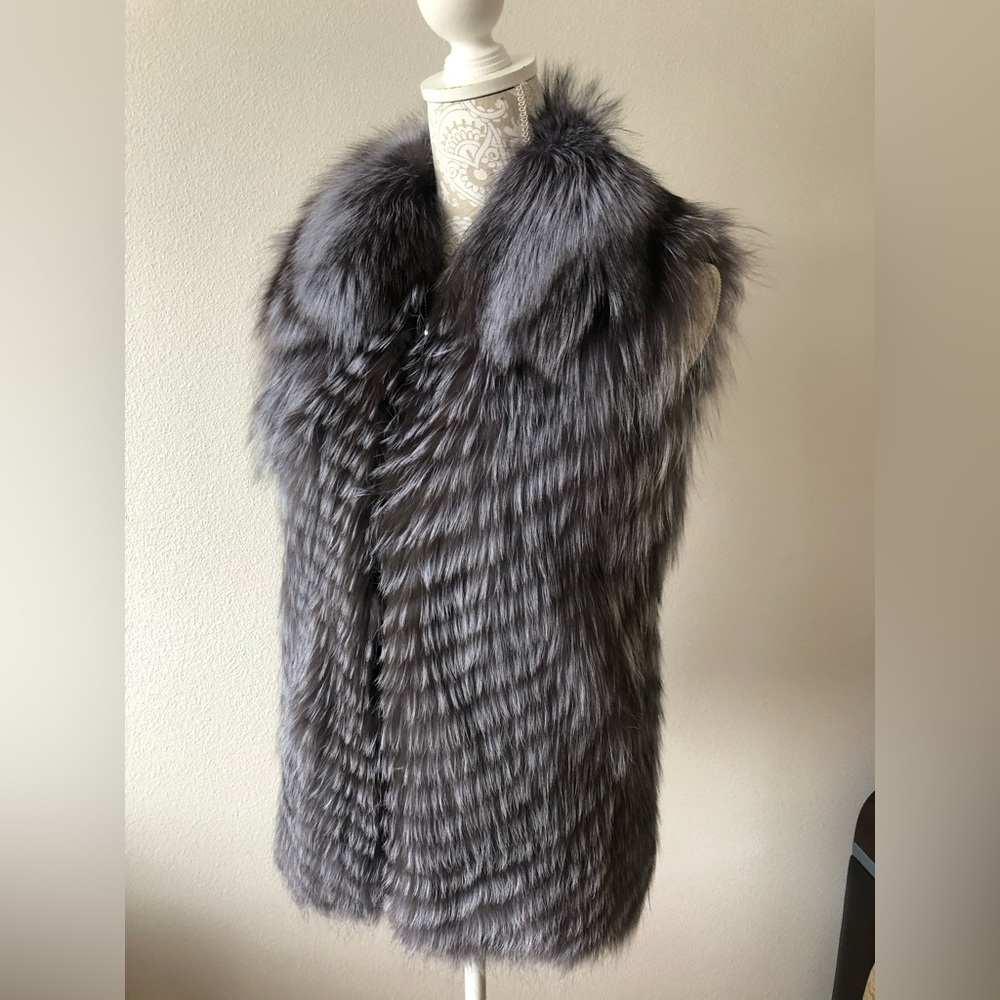 Silver Fox Fur Vest